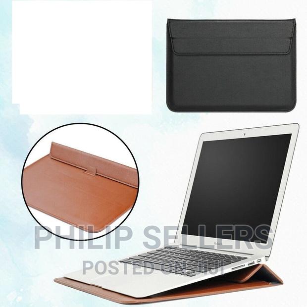 Leather Laptop Carry Pouch Sleeve Case Stand Bag for Apple I