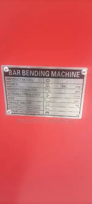 Bar Bending Machine