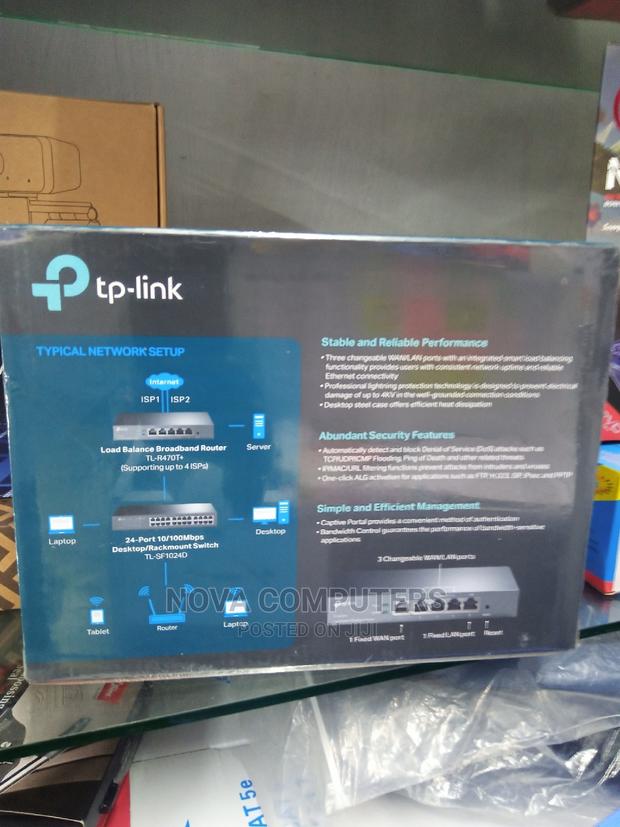 Tp-Link Tl-R470t+ Load Balance Router - thumbnail 2