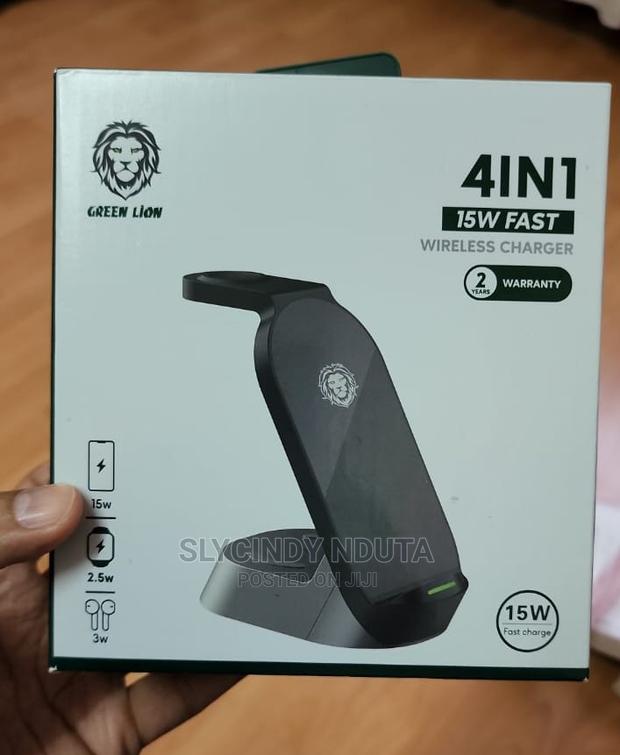 Green Lion 4in1 15w Wireless Charger - thumbnail 2