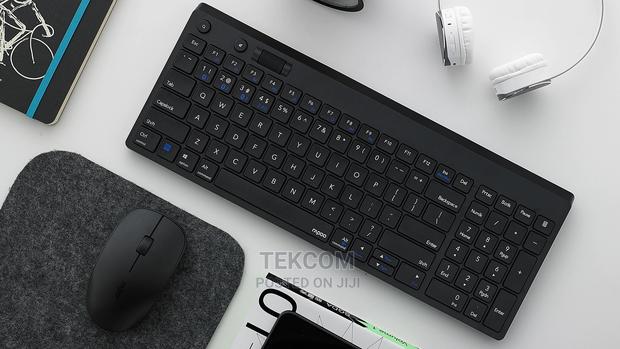 Rapoo Multi-Mode Wireless Keyboard Mouse 8050T - Bluetooth