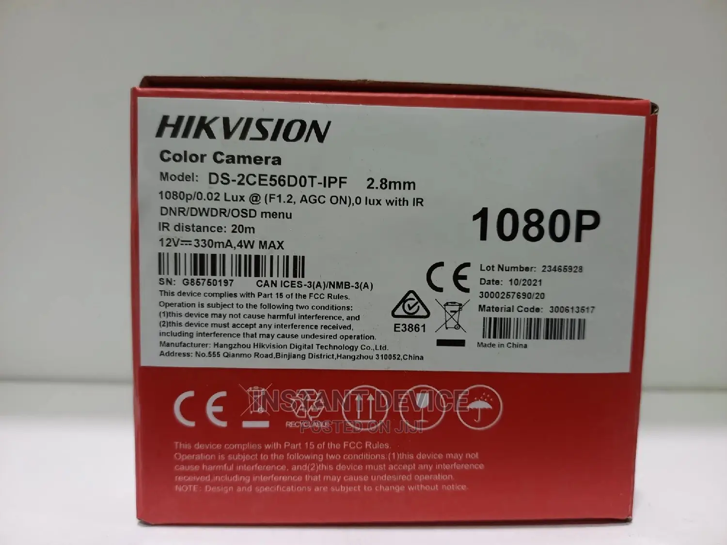HIK Vision Turbo HD Indoor/Outdoor IR Turret Camera
