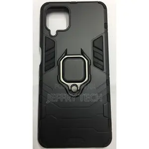 Case Rugged Shield Cover for SAMSUNG A12 -Black