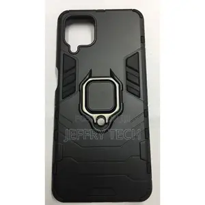 Case Rugged Shield Cover for SAMSUNG A12 -Black
