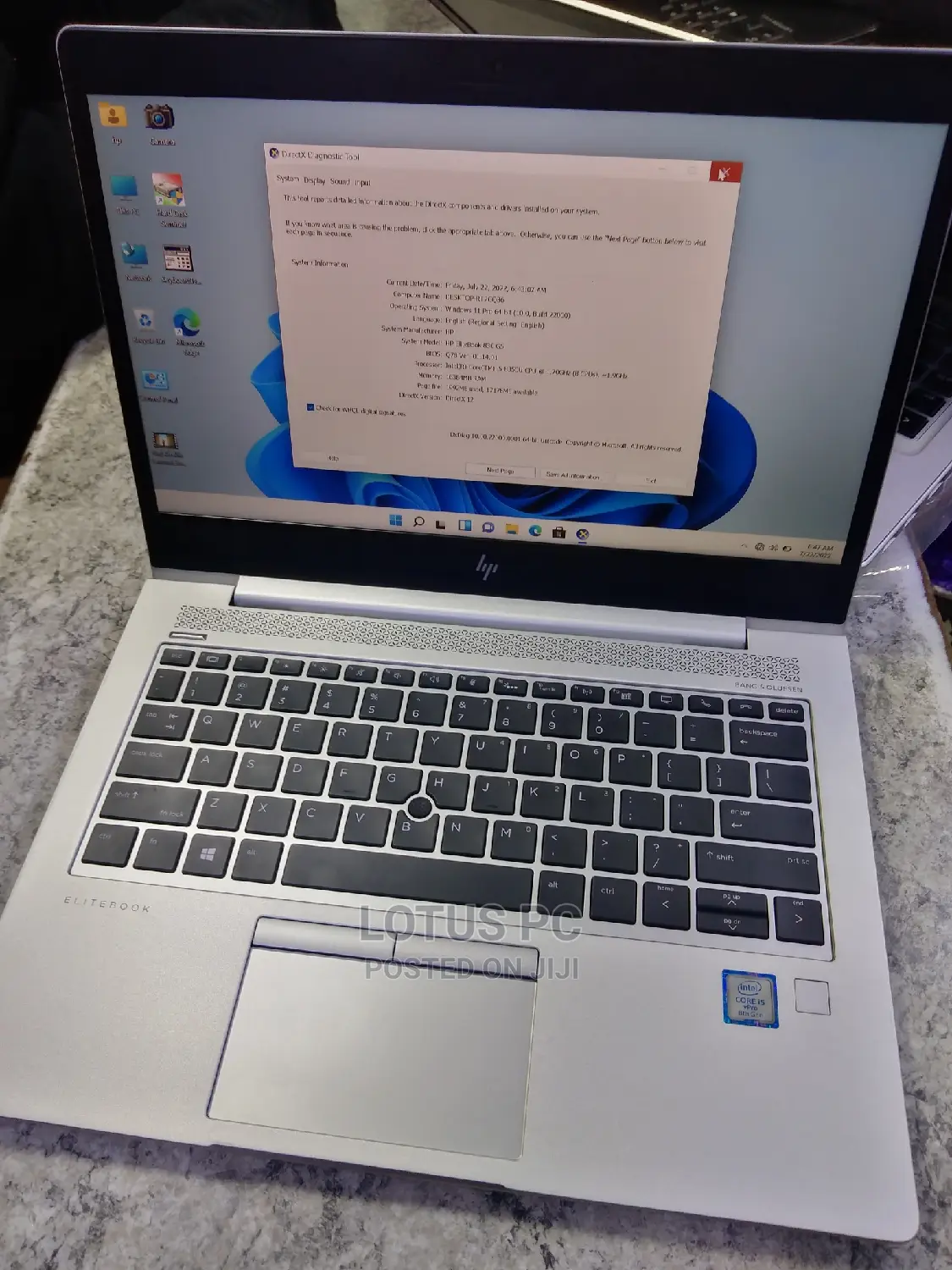 Laptop HP EliteBook 830 G5 16GB Intel Core I5 SSD 256GB