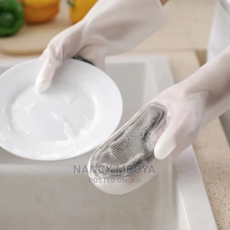 *New Design Reusable Silicon Wash Gloves