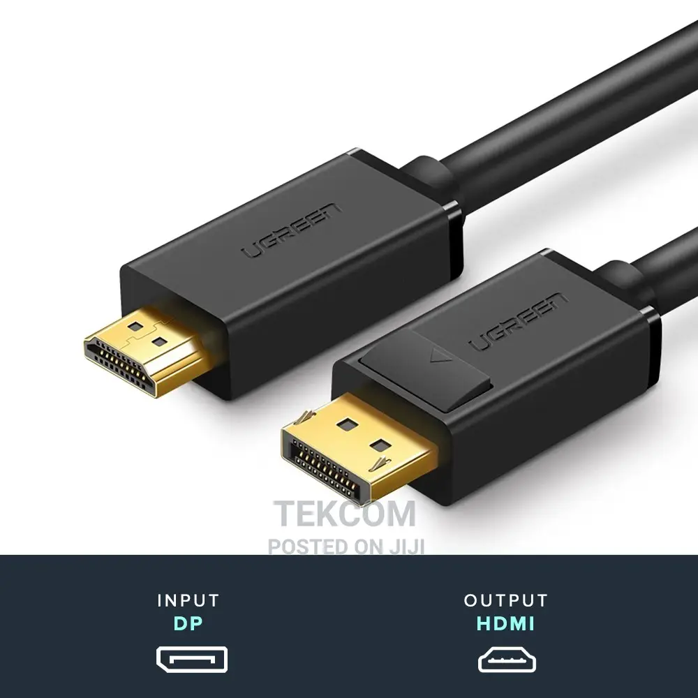 UGREEN DP Male to HDMI Male Cable 1.5m (Black) - DP101-1.5