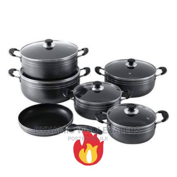 14pcs TC Cookware Set. High Quality Pots. We Do Delivery - thumbnail 2
