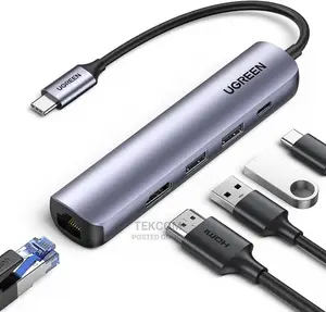 UGREEN USB-C Multifunction Adapter 5 in 1 - CM418 USB-C to 2