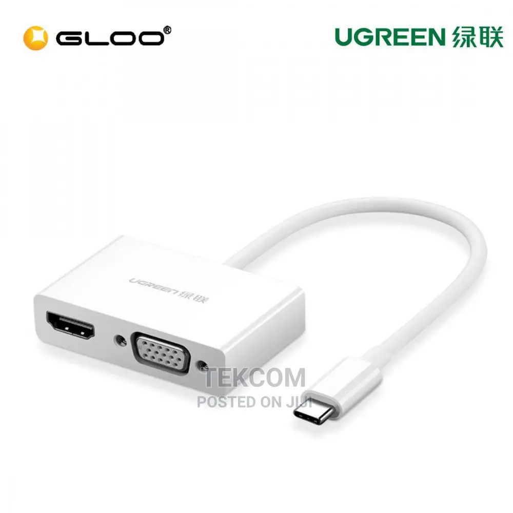 UGREEN USB USBC to HDMI + VGA Converter White MM123 in Nairobi
