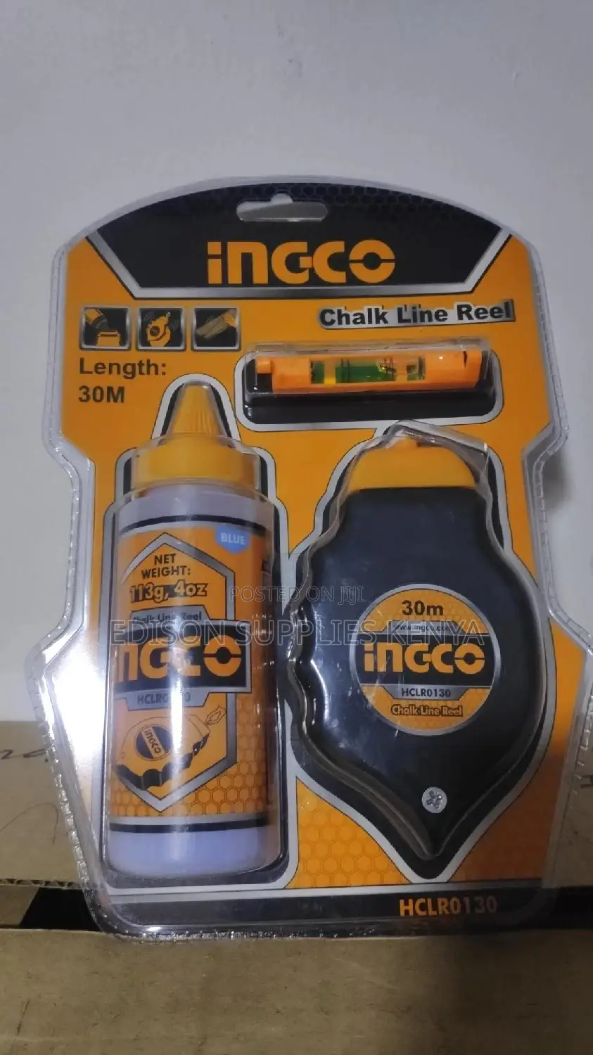 Chalk Line Reel Ingco 30M