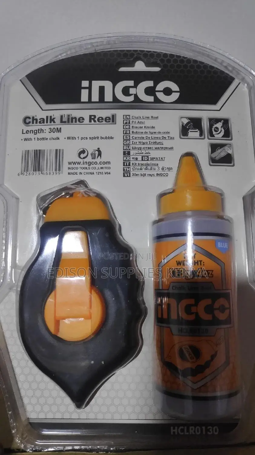 Chalk Line Reel Ingco 30M