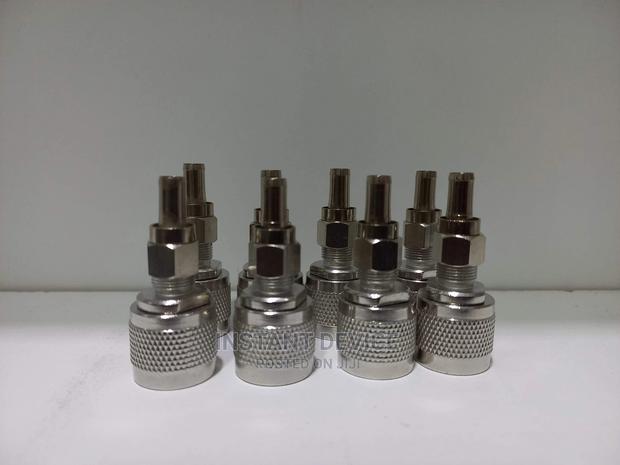 Coaxial GSM Signal Booster Connector - Silver