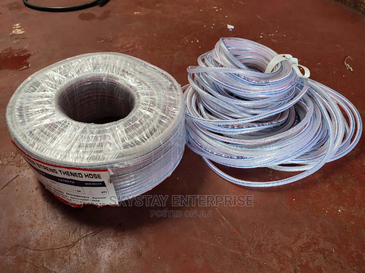 Argon Gas Pipe 6mm 8bars Diameter Fiber Streng