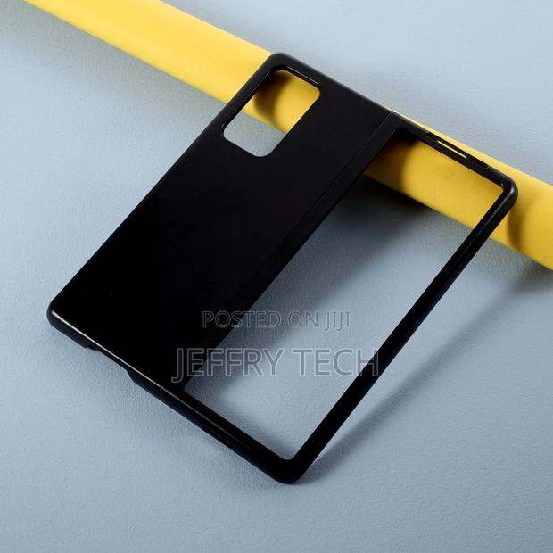 Rubberized Hard PC Shell for Samsung Galaxy Z Fold 2 5G, Bla - thumbnail 3