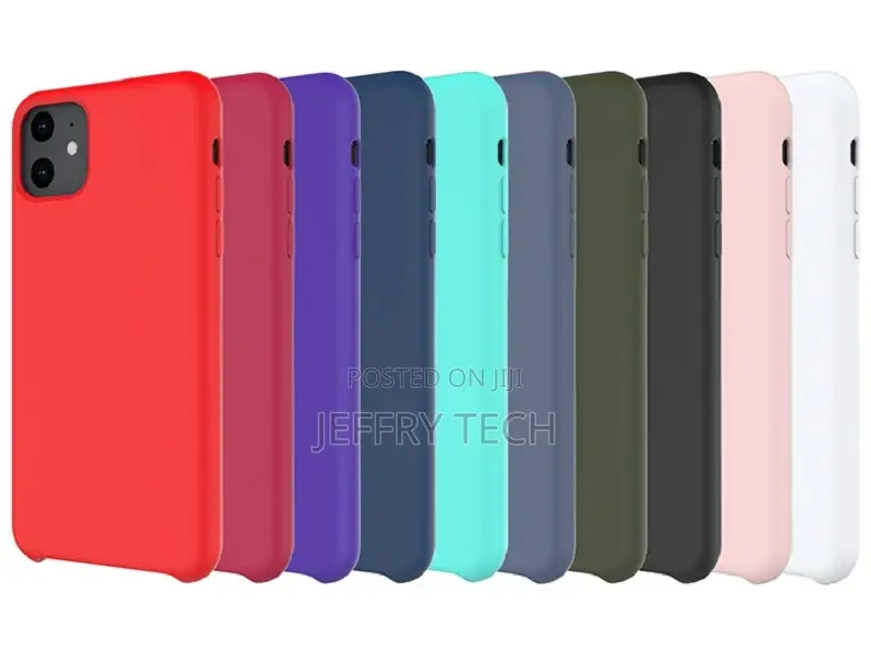 Silicon Case for iPhone 11 Pro Mobile Phone Soft Microfiber