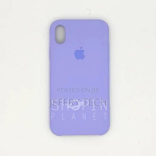 iPhone X / XS Silicone Case Light Purple