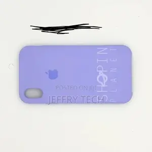 iPhone X / XS Silicone Case Light Purple