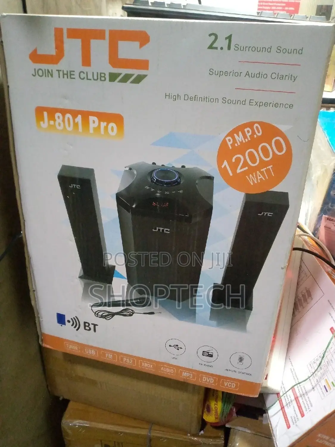 12000 Watts Jtc 801 Pro Mtungi Speaker System Woofer.