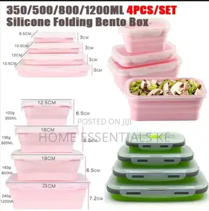 Silicone Foldable Lunchbox Set