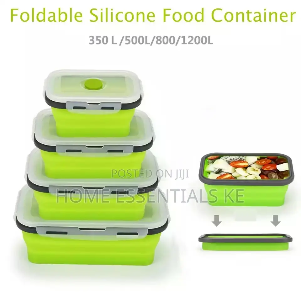 Silicone Foldable Lunchbox Set