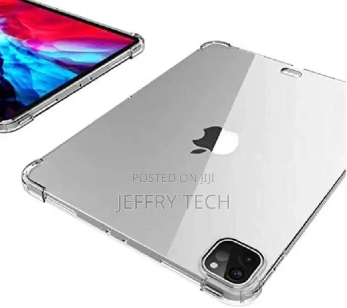 iPad Pro 12.9 Inch Case, Ultra-Slim Soft Clear TPU Case Sili