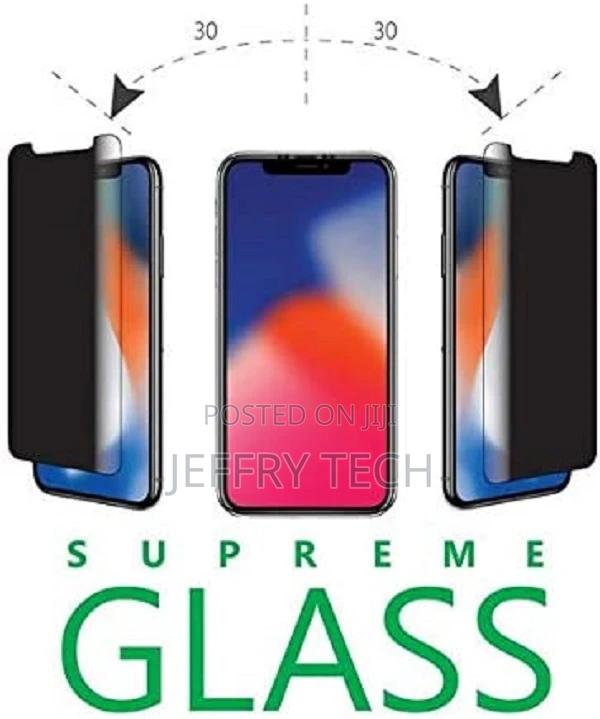 PRIVACY Glass Screen Protector for iPhone X - Supreme Glass - thumbnail 2