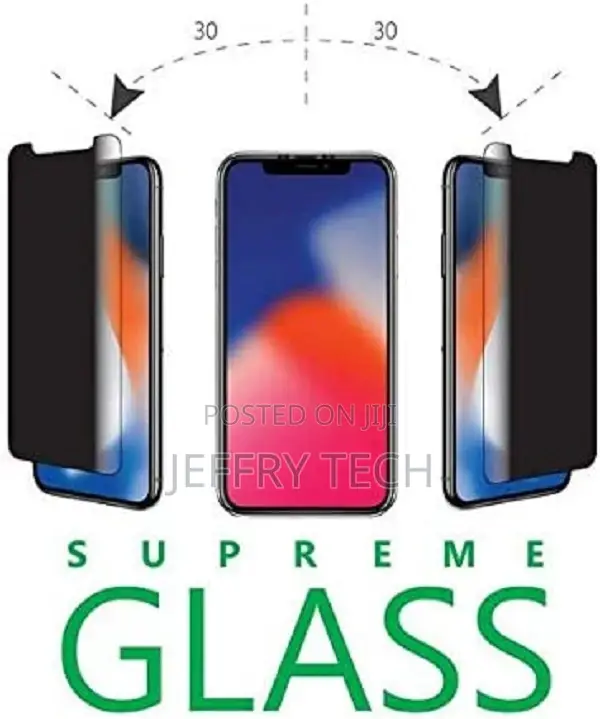 PRIVACY Glass Screen Protector for iPhone X - Supreme Glass