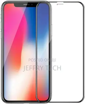 iPhone X Tempered Glass Screen Protector,Black