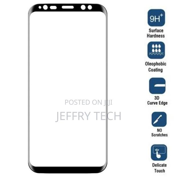 Samsung Galaxy S9 Plus Black 3D Full Coverage Curved Temper - thumbnail 3