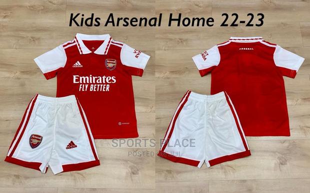 Latest Arsenal Kids Jerseys 22/23 - main view
