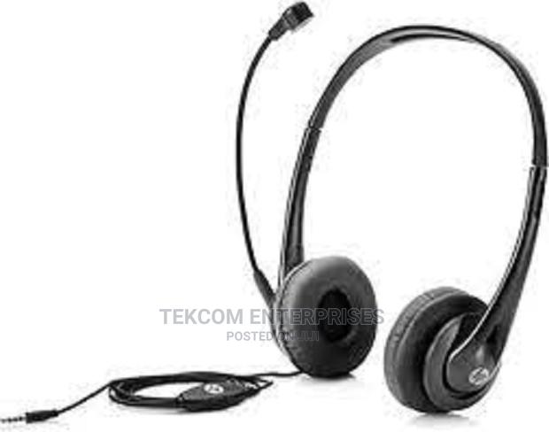 T1A67AA HP Stereo USB Headset Black