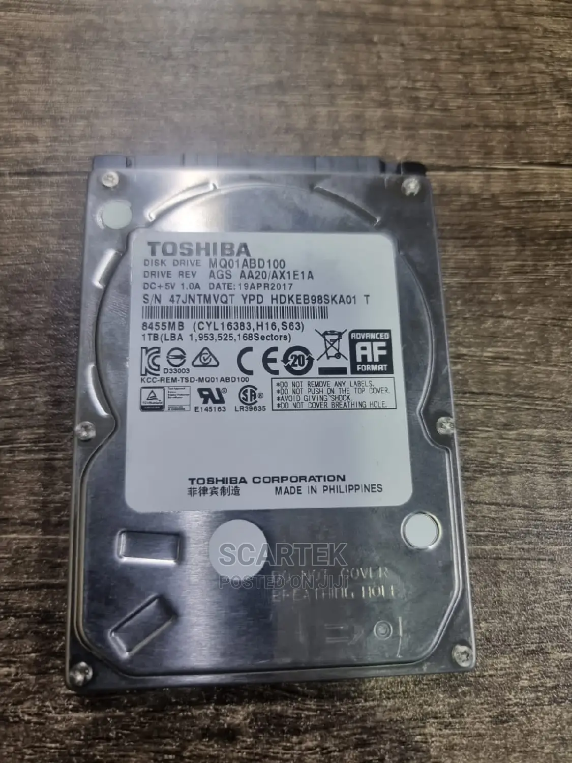 1TB Internal Harddisk