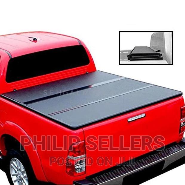 Hard Tri Fold Tonneau Cover Lid For Toyota Hilux Revo / Vigo