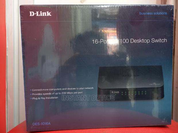 D_link 16port Desktop Switch - main view