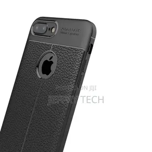 iPhone 8 Plus 7 Plus Litchi Texture TPU Protective Back C
