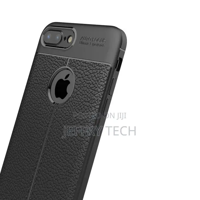 iPhone 8 Plus 7 Plus Litchi Texture TPU Protective Back C