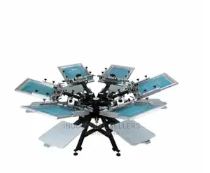 On Demand 6color 6 Station Screen Printing Machine
