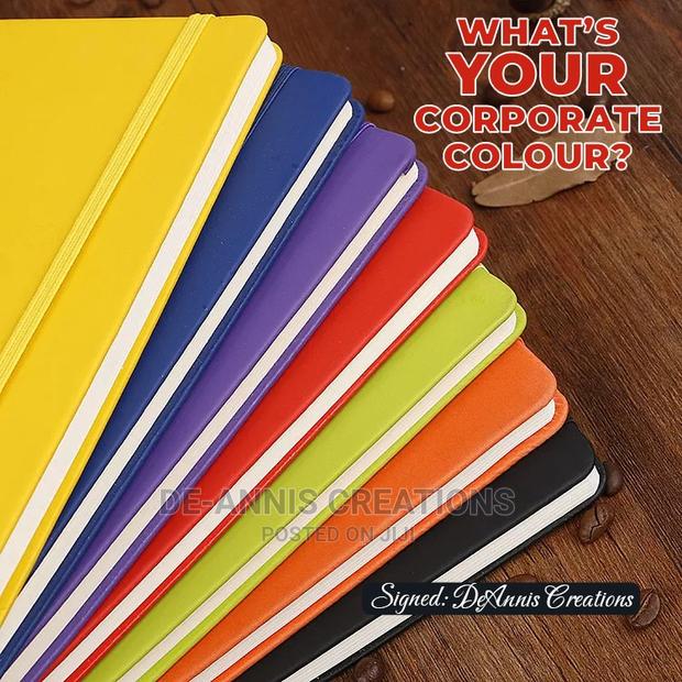 Leather A5 Notebook With Strap - main view