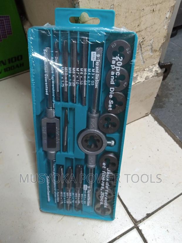 20pcs M3-M12 25mm Alloy Steel Tap and Die Set