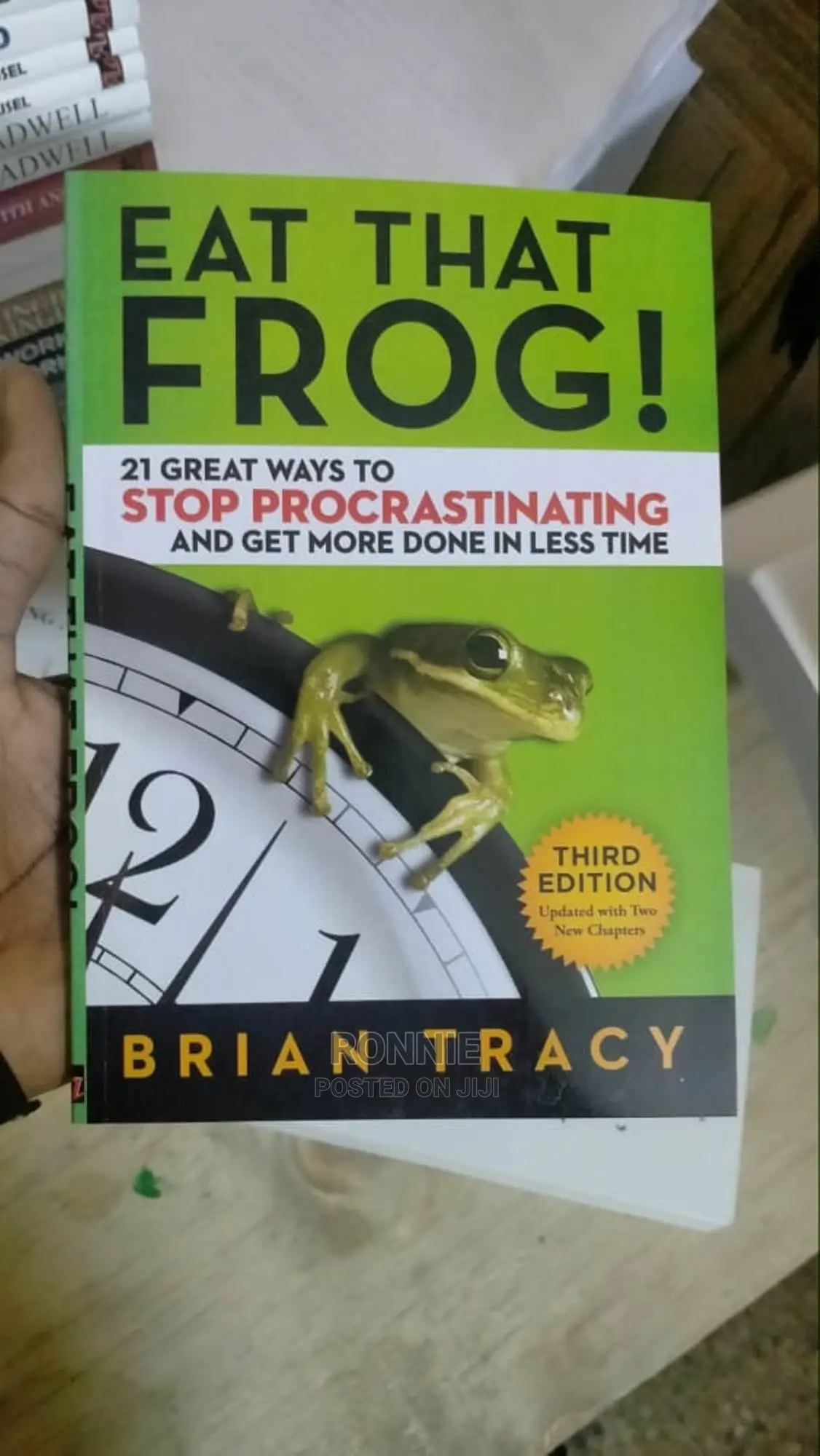 Eat That Frog Book by Brian Tracy