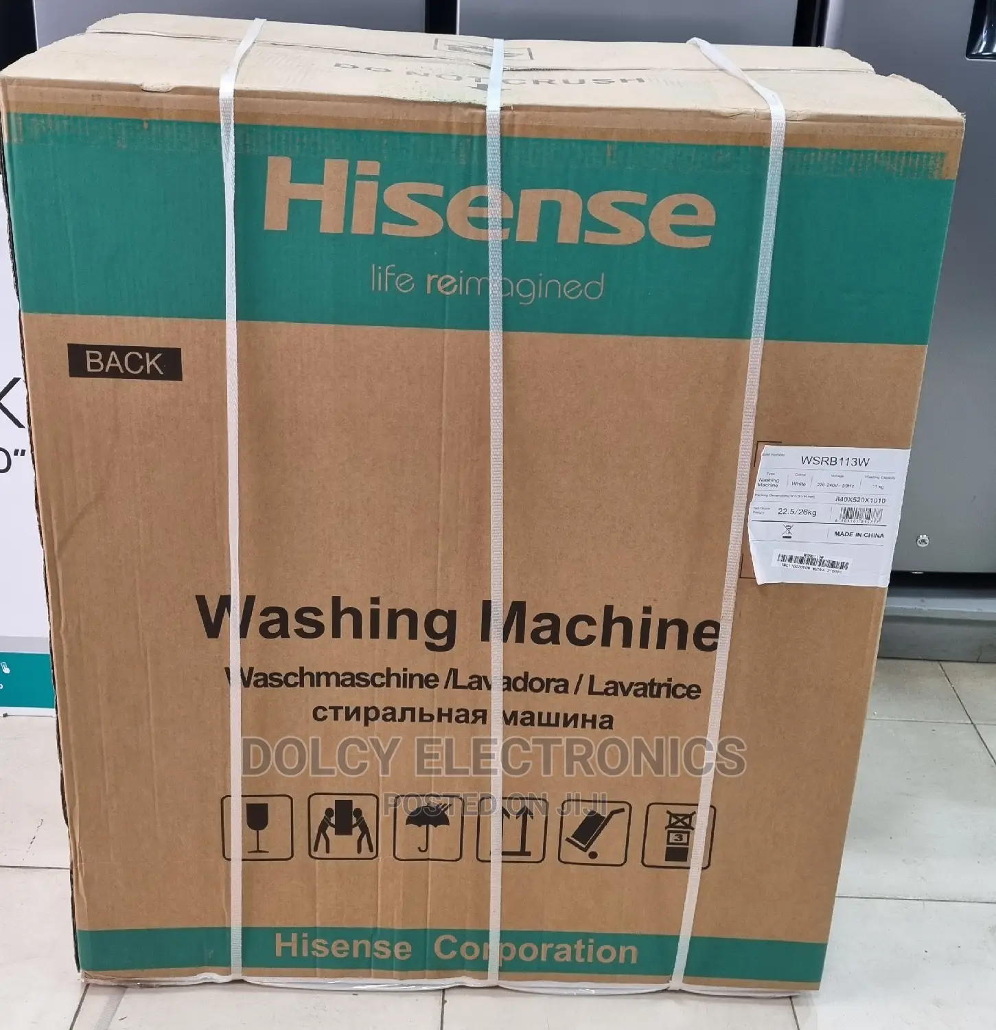 Hisense Washing Machine 11kg Twin-Tub Wsrb113w