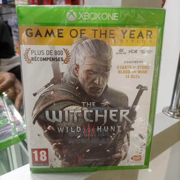 Xbox 1 the Witcher Wild Hunt 3 Game of the Year