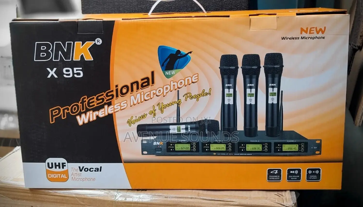 Professional 4 Channel Digital Microphone Bnk X95