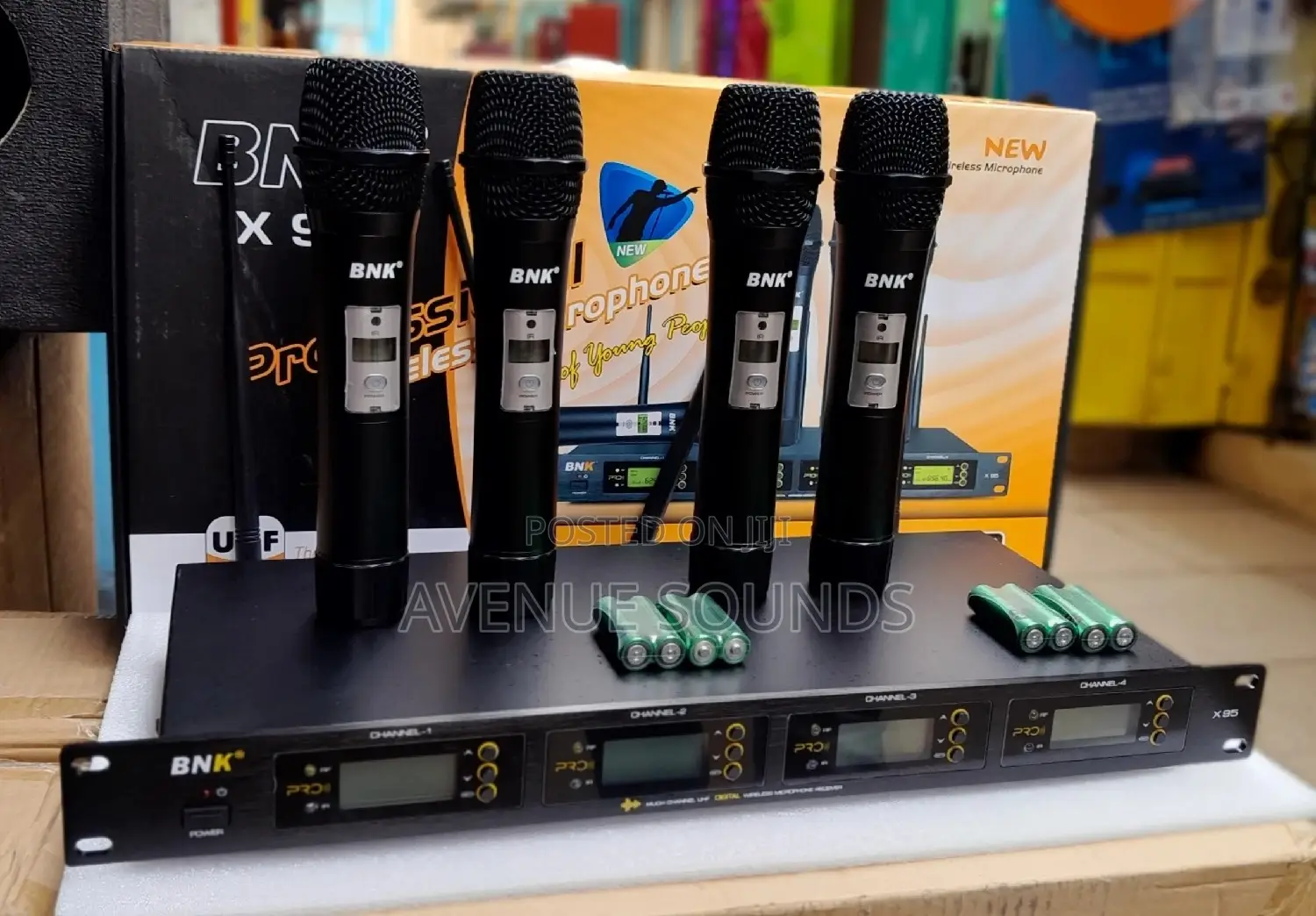 Professional 4 Channel Digital Microphone Bnk X95