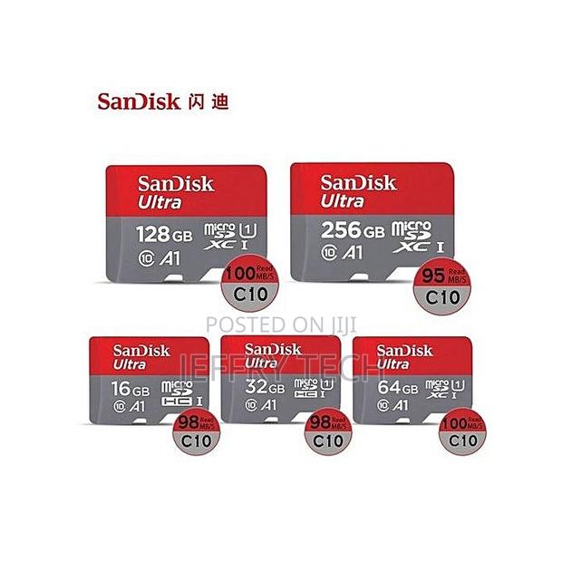 Sandisk 64GB Ultra Micro SD Card Microsdhc Class 10 - thumbnail 2