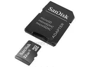 Sandisk 32GB Microsdhc Memory Card With SD Adapter