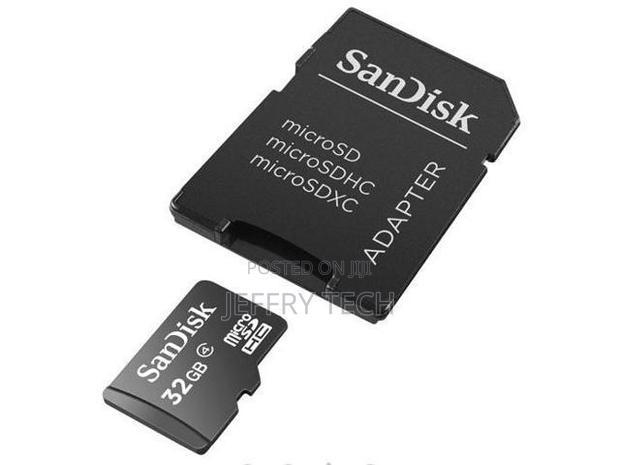 Sandisk 32GB Microsdhc Memory Card With SD Adapter