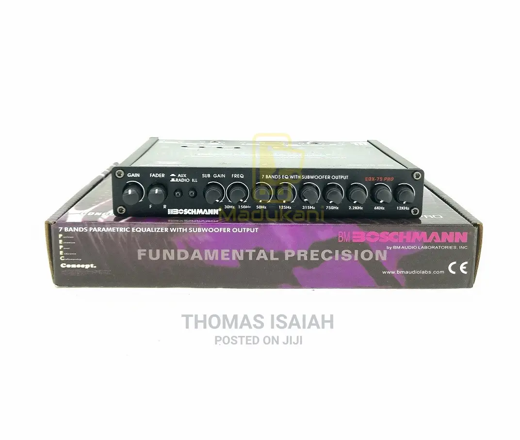 Boschmann EQX - 75 Pro 7 Band Parametric Equalizer