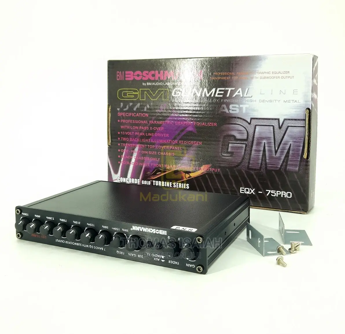 Boschmann EQX - 75 Pro 7 Band Parametric Equalizer